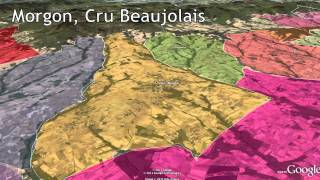 Beaujolais Crus tour with Google Earth [upl. by Wilmette]