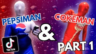 Pepsiman amp Cokeman Tiktok Compilation  Part 1 [upl. by Attenat677]