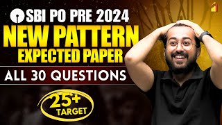 SBI PO Prelims New Pattern Quant 30 Ques Expected Paper Created by Aashish Arora [upl. by Ahsitaf729]