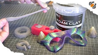 Foam Clay  How to Sculpt Cast Carve amp Paint [upl. by Ennirok503]