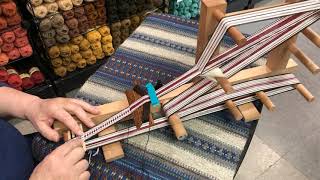 Weaving on an Inkle Loom [upl. by Steve107]