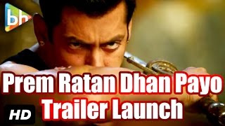 Prem Ratan Dhan Payo Official Trailer Launch  Salman Khan  Sonam Kapoor  Sooraj Barjatya [upl. by Eydnarb]