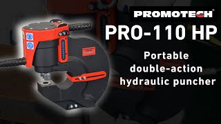 Promotech  PRO 110 Hydraulic Puncher [upl. by Fannie]