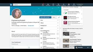 How to Add Courses and Projects to your LinkedIn Profile [upl. by Combs]