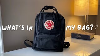 Whats in my Fjallraven Kanken Mini 🦋 May 2021 [upl. by Nosmas41]