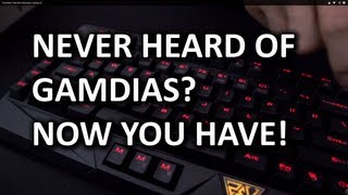 GAMDIAS HERMES Gaming Keyboard Unboxing amp Overview [upl. by Assiron]