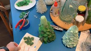 Sea Glass Tree Tutorial [upl. by Gnav]