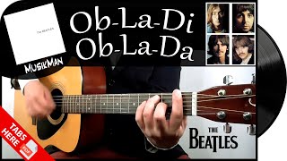 OBLADI OBLADA ⬜  The Beatles  GUITAR Cover  MusikMan N°153 [upl. by Prue283]