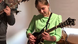 Bluegrass Instrumental Music Videos from The Brandenberger Family featuring Grandfathers Clock [upl. by Dearborn]