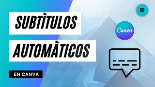 Subtitulos automaticos en Canva SIN programas [upl. by Giffer]