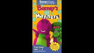 Barneys Best Manners 1993 VHS [upl. by Oibaf]