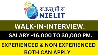 NIELIT NEW RECRUITMENT 2025  NIELIT VACANCY 2025  IT MINISTRY [upl. by Jablon93]