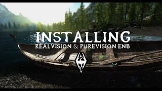 Skyrim  How to Install RealVisionPureVision ENB Detailed [upl. by Areta]