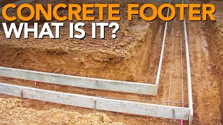 What Is A Concrete Footer [upl. by Yllod]