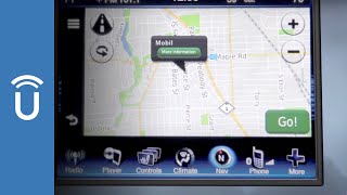 Understand the Navigation Map  Uconnect® 84N System [upl. by Leinahtam]