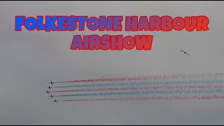 FOLKESTONE HARBOUR UK AIR SHOW [upl. by Kirat927]