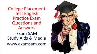 College Placement Test English Grammar Practice Questions and Answers [upl. by Shaya182]