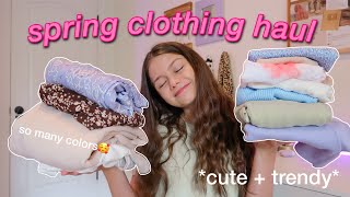 HUGE springsummer try on haul 2021 [upl. by Nylcaj]