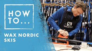 How To Wax Nordic Skis  Salomon HowTo [upl. by Gideon]