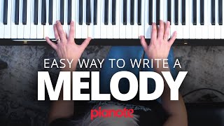 How To Write A Melody On The Piano For Beginners [upl. by Akiemaj615]