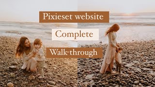 Pixieset website  galleries walkthrough [upl. by Ahsimet]