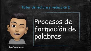 Procesos de formación de palabras [upl. by Niuqram]