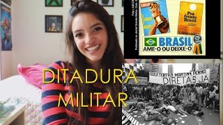 Resumo de História DITADURA MILITAR Débora Aladim [upl. by Nolyak]