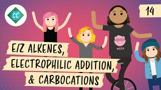 EZ Alkenes Electrophilic Addition amp Carbocations Crash Course Organic Chemistry 14 [upl. by Miguel]