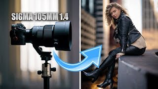 Sigma 105mm 14 hands on review King of PORTRAIT LENSES [upl. by Anair861]