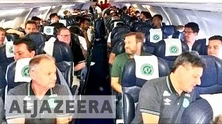 Members of Brazils Chapecoense on crashed plane [upl. by Elma]