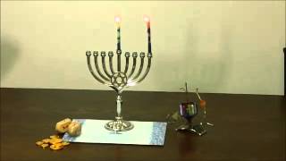 How To Light A Hanukkah Menorah [upl. by Ayatnohs684]