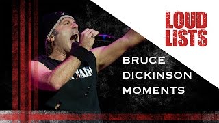 10 Amazing Bruce Dickinson Onstage Moments [upl. by Dixil]