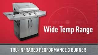 CharBroil TRUInfrared Performance 3 Burner Gas Grill [upl. by Lodie]