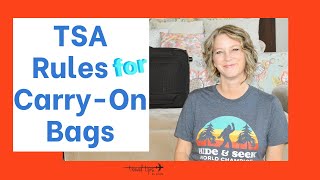 Basic TSA Rules For CarryOn Bags [upl. by Leeban153]