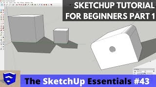 SketchUp Tutorial for Beginners  Part 1  Basic Functions [upl. by Thurber702]