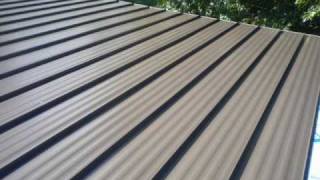 Standing Seam roofing Burnished slate [upl. by Gnemgnok]