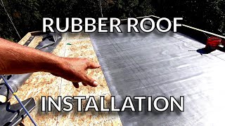 Installing the RoofKit EPDM Rubber Roof [upl. by Lindberg]