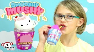 New Smooshy Mushy Slow Rise Surprise Squishies Yummy Scented [upl. by Acimehs592]