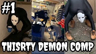 Thirsty Demon Tiktok Compilation  Part 1 [upl. by Atinomar45]