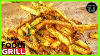 NINJA FOODI GRILL FRENCH FRIES  Air Fryer French Fries  Ninja Foodi Grill Recipes [upl. by Alage]