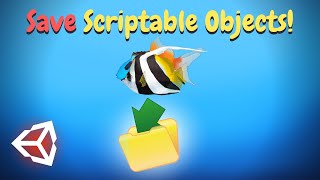 Save SCRIPTABLE OBJECTS  Unity Tutorial [upl. by Garneau764]