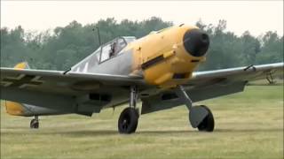 75 year old Messerschmitt BF109 E4 flys again [upl. by Evanthe]