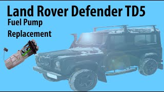 Land Rover Defender TD5 90 Fuel Pump Replacement [upl. by Kwei]