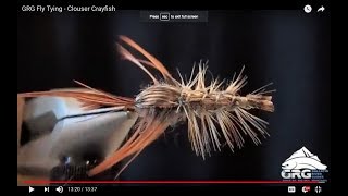 GRG Fly Tying  Clouser Crayfish [upl. by Quinta97]