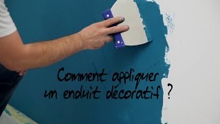 Comment appliquer un enduit décoratif [upl. by Annovaj]