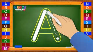 How to Write Letters for Children  Teaching Writing ABC for Preschool  Alphabet for Kids [upl. by Anairad]