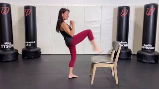 Kitana from Mortal Kombats Favorite Martial Arts Movements amp Workout with Katalin [upl. by Ahsei]