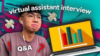 ENG SUBS ✅ first time applying as a 📆 virtual assistant  VA interview  Janscena [upl. by Luttrell]