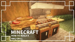 ⚒️Minecraft  How to make a BBQ Grill [upl. by Py]