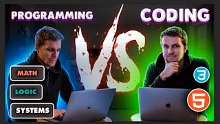 Programming vs Coding  Whats the difference [upl. by Zebaj]